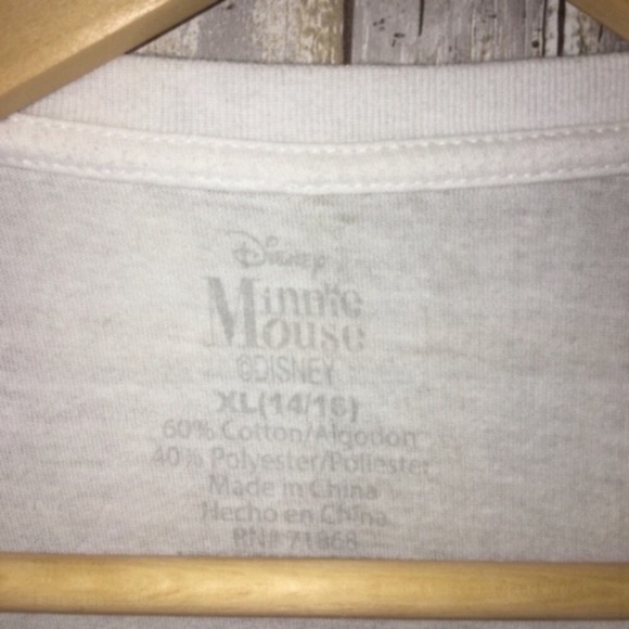 Kids Minnie Mouse Glitter Tee - Picture 4 of 4